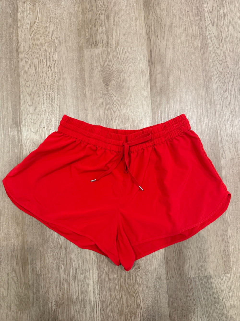 TNA Red Athletic Drawstring Shorts